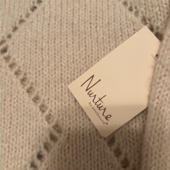 Nurture by westbound rhinestone sweater NWT L - Picture 5 of 6